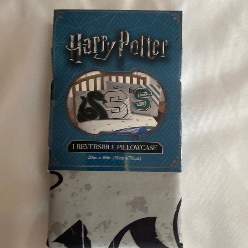 Harry Potter Slytherin pillow case